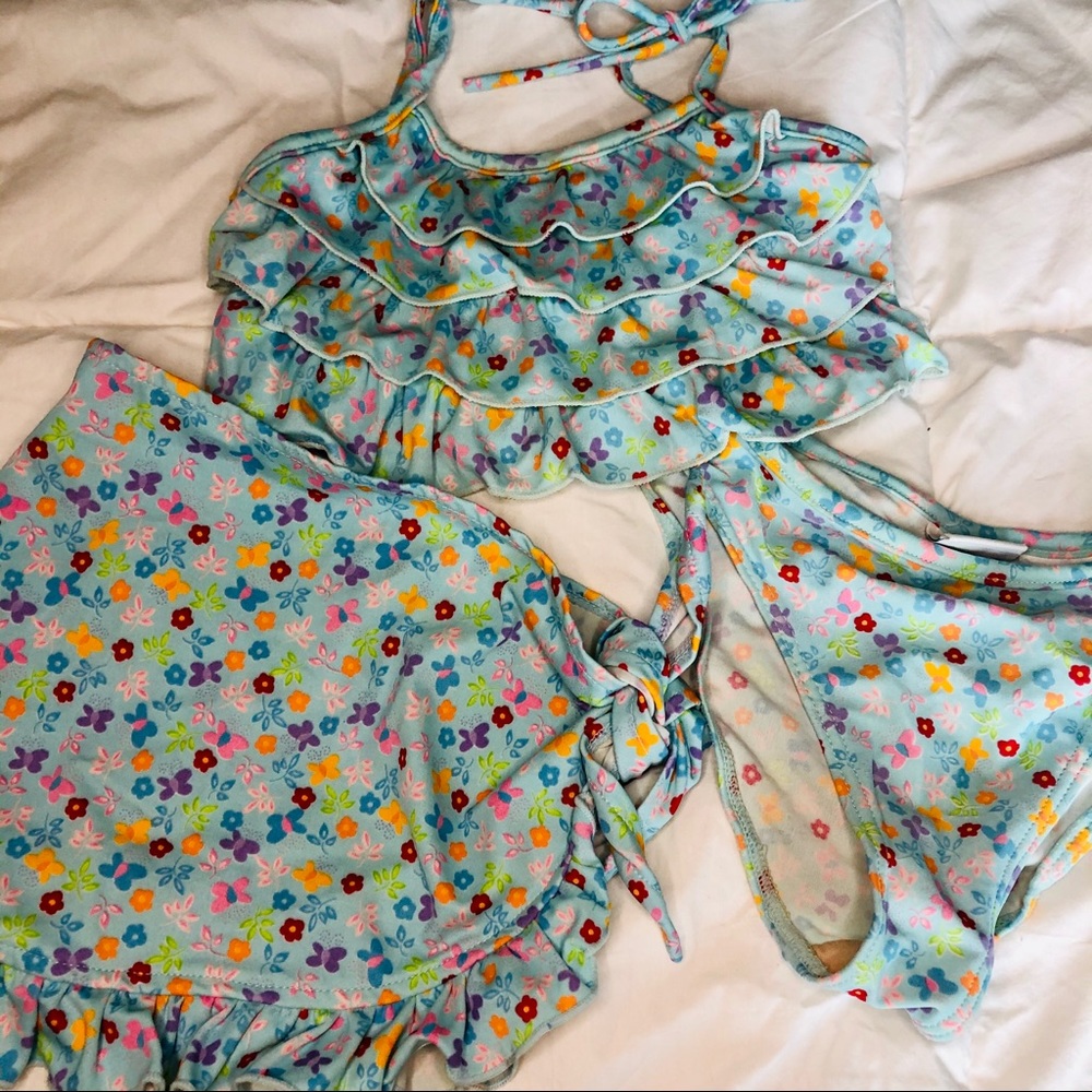 GUC•Girls•Sz4T•Swimsuit w/wrap skirt😍